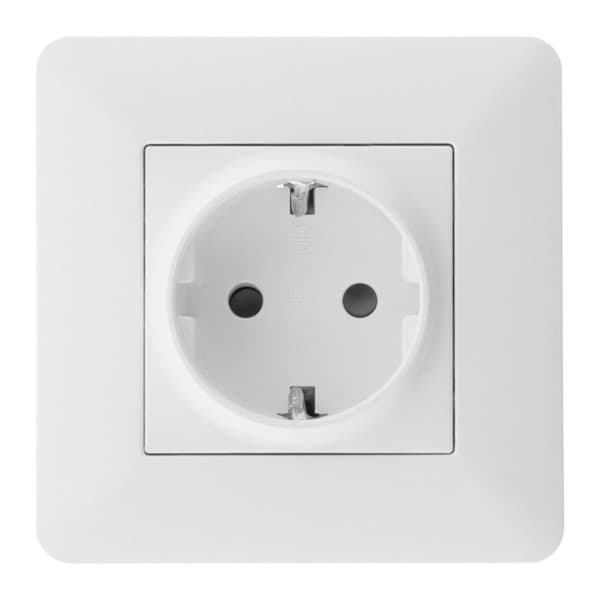 Inbyggd Schuko 16A - Vit - Artezo - Zenitech