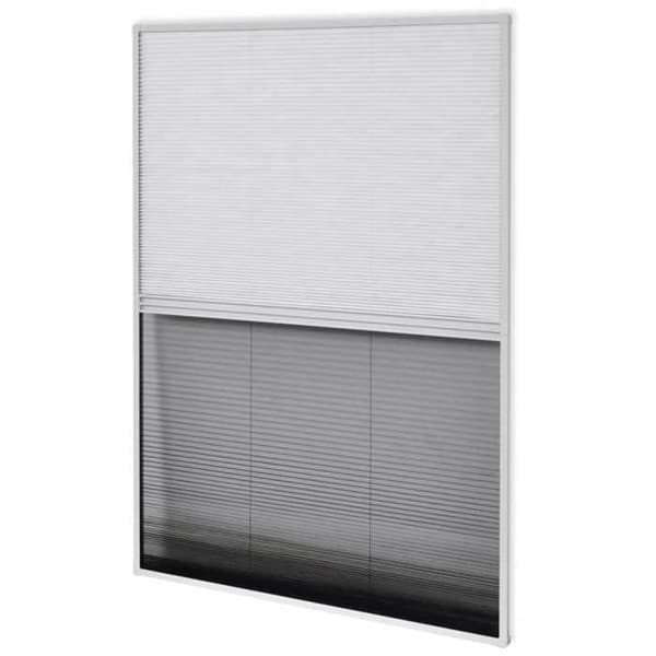 Fällbar myggnätsrull - Aluminium - 60 x 80 cm - För takfönster - Fällsystem - Fin maska