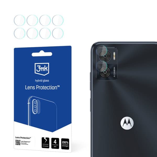 Objektsskydd - 3MK - Motorola Moto E22/E22i - Kompatibel - Hållbar - Hög kvalitet