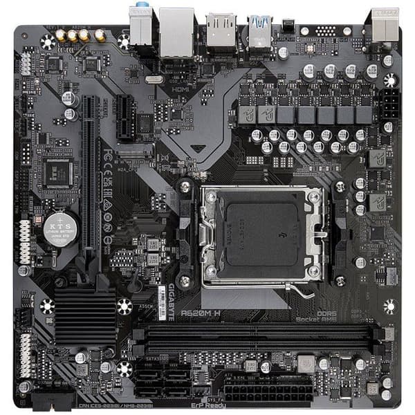 Moderkort - GIGABYTE - A620M H - Format Micro-ATX - Chipset AMD A620 - DDR5 & PCIe 4.0