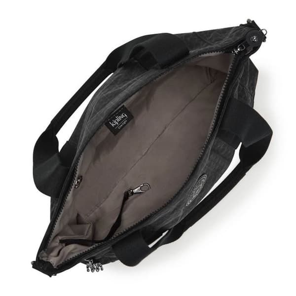 Axelväska - Kipling - Basic Plus Asseni Tote S - Svart - 100% polyamid - Dragkedja