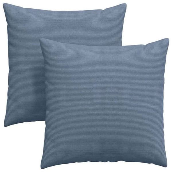 Coussin Vidaxl Soffkuddar 2 st Blå 60 x 60 cm