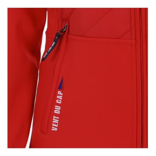 Blouson softshell dam Vent du Cap Apver APVER/HE - röd - M