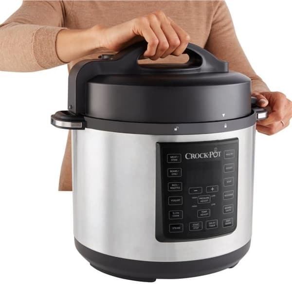 Multikokare - Crock Pot - CSC051X-01 - 12 Program - 1000 W - 6 L Silver