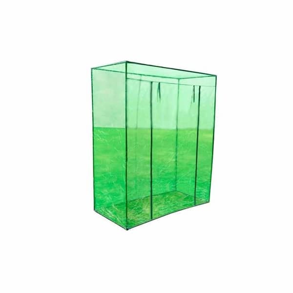 vidaXL Växthus med stålram PVC 40617