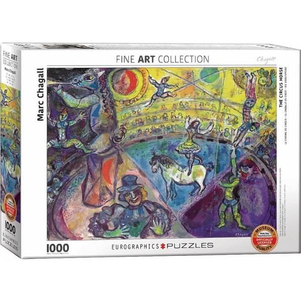 (EG60000851) - Eurographics Puzzle 1000 PC - Chagall - Cirkushästen