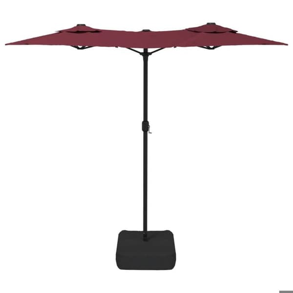 Parasol med dubbel topp vidaXL