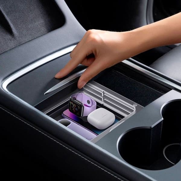 Organisatör Baseus T-Space för Tesla Model 3 / Y Grå
