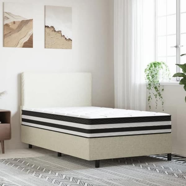 vidaXL Pocket Spring Madrass Medium 100x200 cm 372915