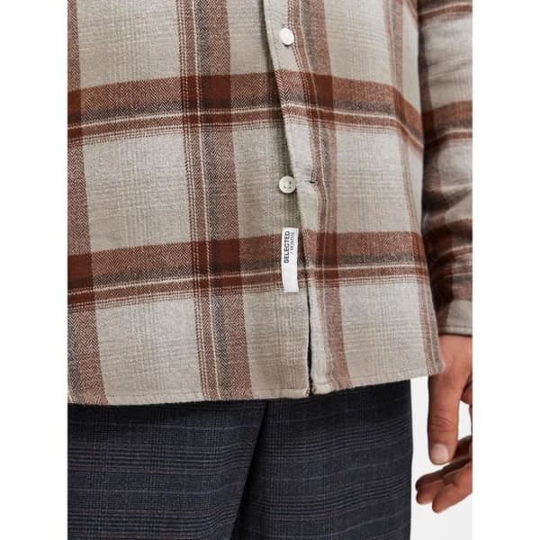 Selected Regscot Shirt - havregryn - M