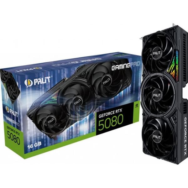 PALIT - Grafikkort - GeForce RTX 5080 - GamingPro