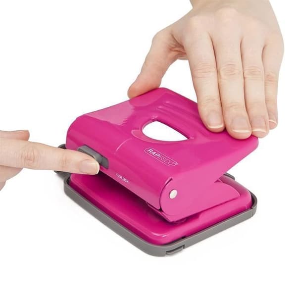 Perfo Metall 2 hål 825 Mörkrosa 25 ark