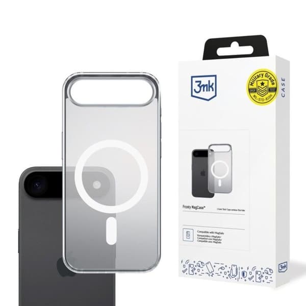 Coque Frosty MagCase 3MK iPhone 17 Air Vit