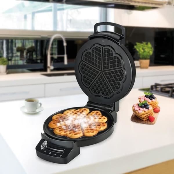 LITE BALANS - Speed 5 Heart Waffle Maker