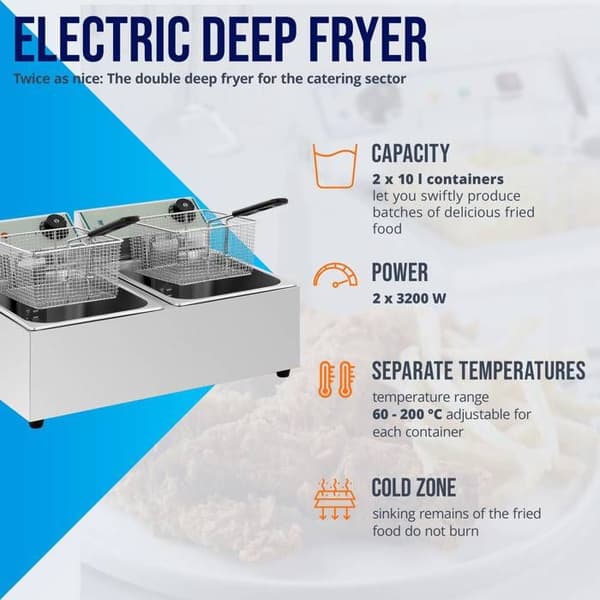 Elektrisk fritös RCEF-10DY-EC