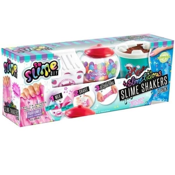 SLIMELICIOUS SLIME 3 SHAKERS PACK – CANAL LEKSAKER