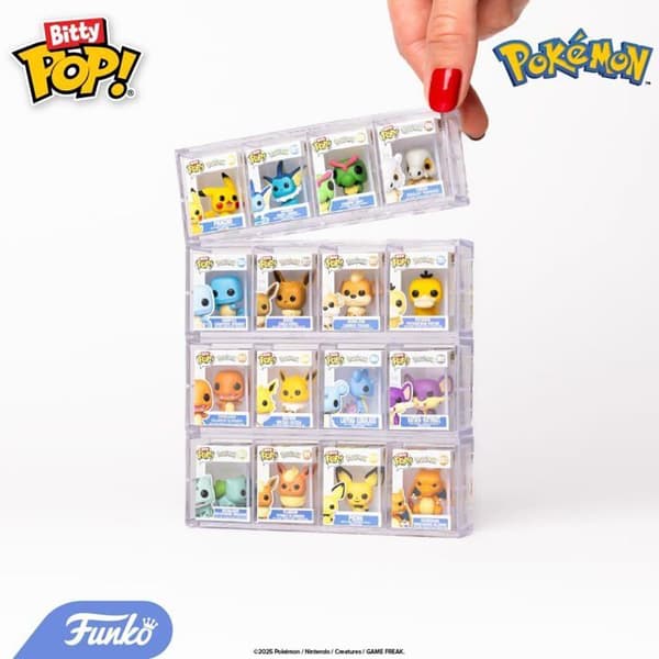 Samlarfigur - FUNKO - Bitty Pop! Pokemon - Pikachu - 4 stycken - 2,3 cm