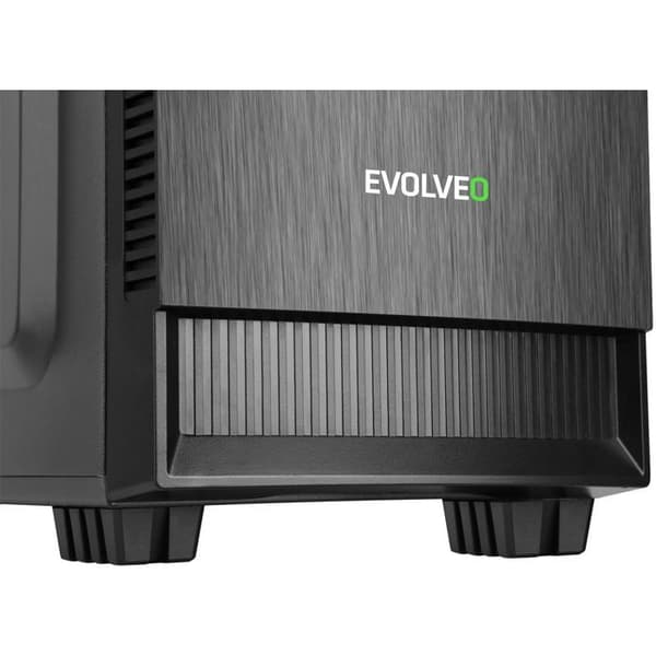 Datorlåda - EVOLVEO - M1 - mATX - Svart - USB 3.2 Gen 1 - 2x3,5 och 2x2,5
