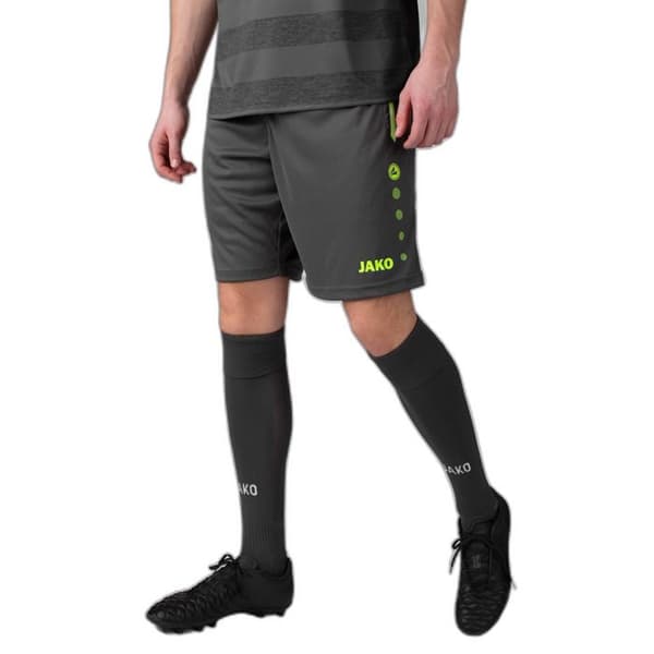 Short Jako Allround - antracitgrå/ citronyellow