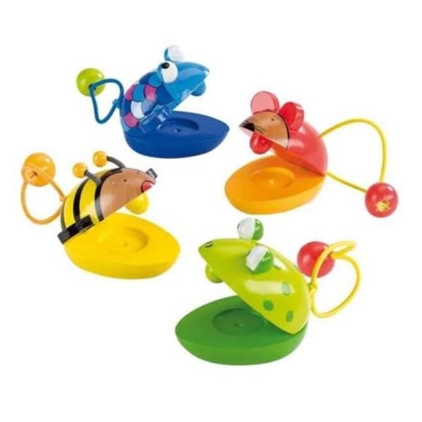 Djurkastanjetter 4 assorterade