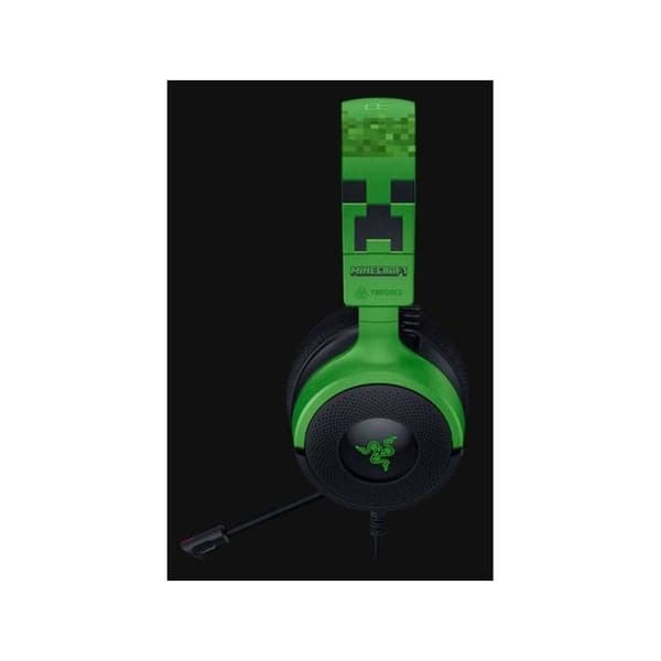 Razer Kraken V4 X Minecraft Edition Gaming Headset USB Gröna