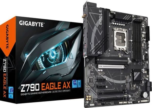 Moderkort - GIGABYTE - Z790 EAGLE AX - ATX - Wi-Fi 6 - DDR5 SDRAM