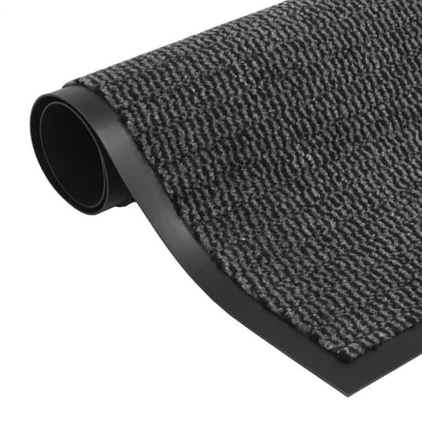 vidaXL Rektangulära Dörrmattor 2 st 40 x 60 cm Antracit