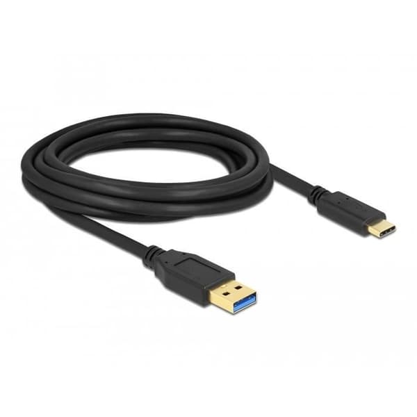 USB 3-kabel - DELOCK - 84006 - 3 m - USB A till USB C - 5000 Mbit/s