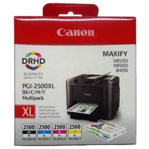 Canon PGI-2500 XL bläckpatroner - 4 färgpaket