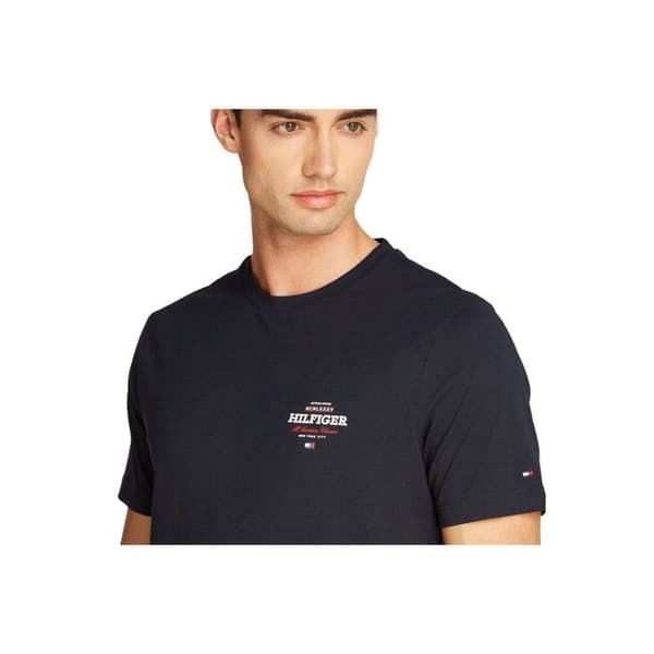 T-shirt MC bomull logotyp - Tommy Hilfiger.
