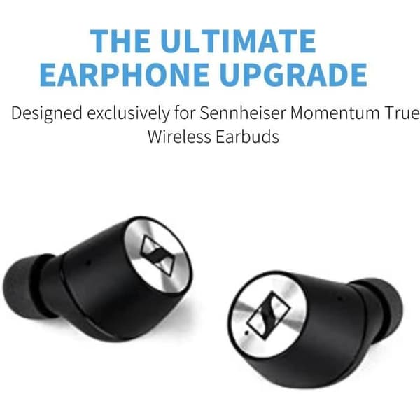 TrueGrip Pro skumproppar för Sennheiser hörlurar