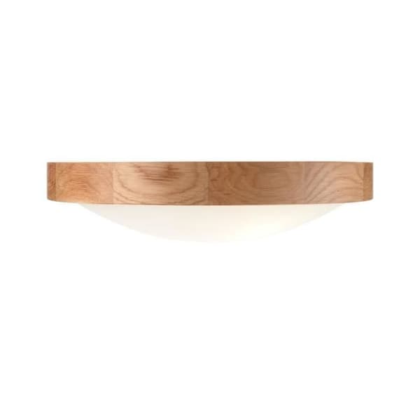Lamkur Taklampa Enkel Flush Ek, 2x E27