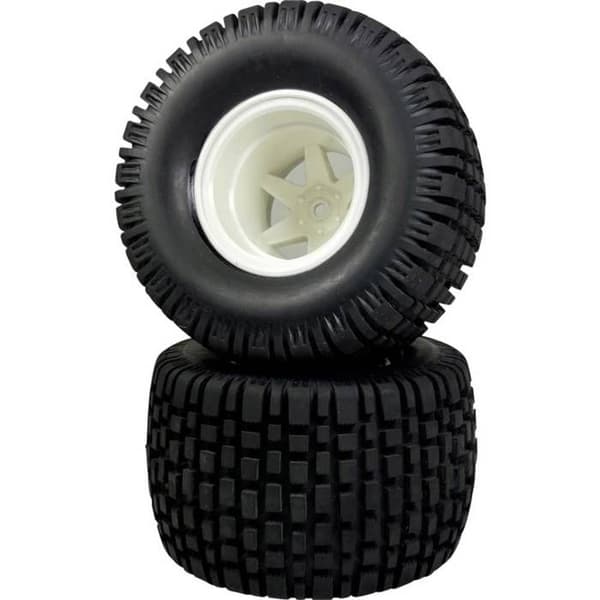 Absima 1:10 Monstertruck Hela hjul Block-Profil vit 2 st