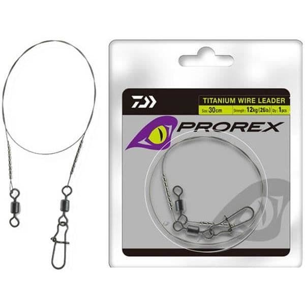 BAS DE LIGNE DAIWA PROREX TITANIUM WIRE LEADER (22 - 20 - 50)