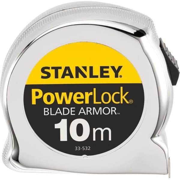 Måttband - STANLEY - 0-33-532 - 10 m x 25 mm - Blade Armor - Powerlock