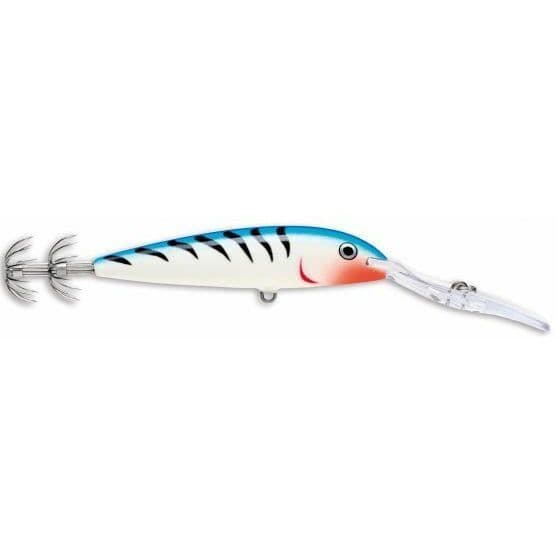 Rapala djup bläckfiskbete - vit/blå/svart - 9 cm