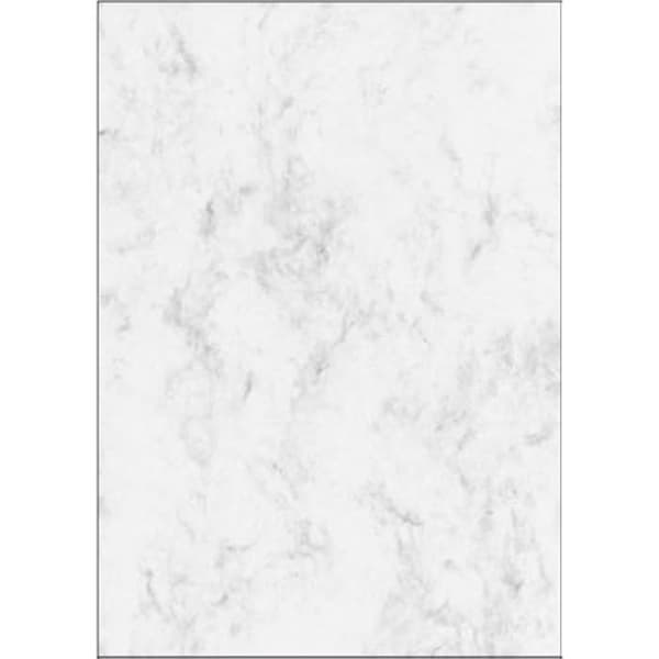 Brevpappersark - SIGEL - DP183 - Ljust grå marmor - 90g/m² - 25 ark A4