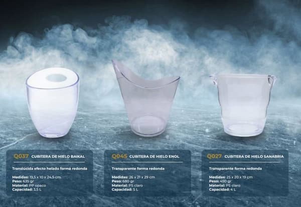 Iskylåda - Qpractiko - Q035 - 12 liter - Transparent - Ergonomisk