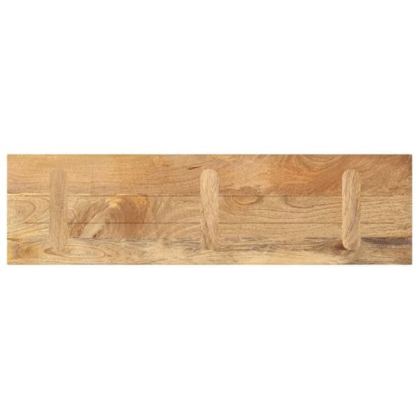 vidaXL Bordsskiva 100x20x2,5cm rektangulär massiv mango trä 371426