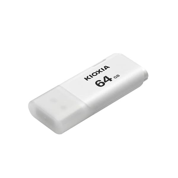 KIOXIA 64GB U202 USB 2.0-nyckel - Vit - Flashminne - USB 2.0