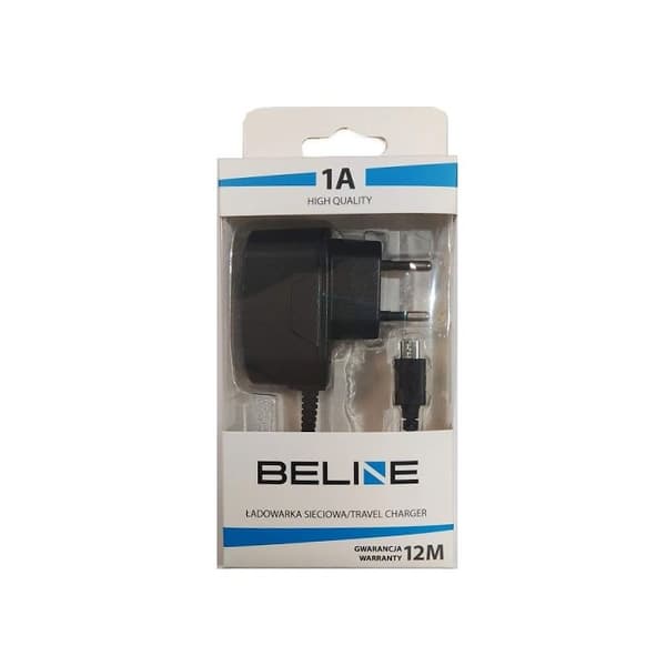 Nätadapter - BELINE - MicroUSB 1A - Svart - 1 A - 5 V - microUSB
