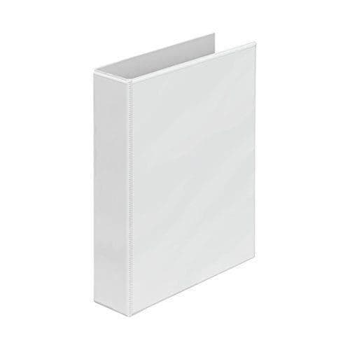 DOHE A4 Classeur Basic kangourou, 2 ringar 40 mm, vit PVC, anpassningsbart omslag