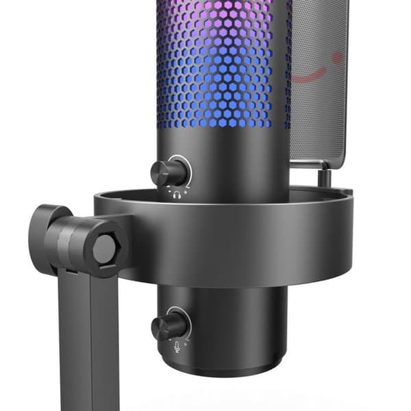 Mikrofon pc Fifine studio gaming kondensatormikrofon A9 USB RGB Plug-Play