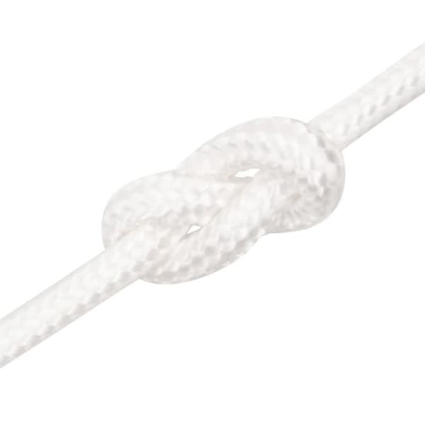 152549 vidaXL Båtrep Komplett Vit 6 mm 25 m Polypropen