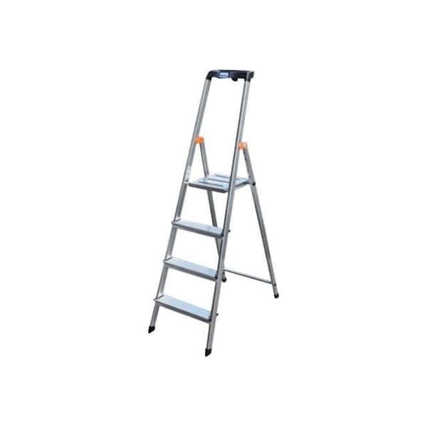 Krause Säkerhetsstege 4 steg arbetshöjd 2,85 m aluminium