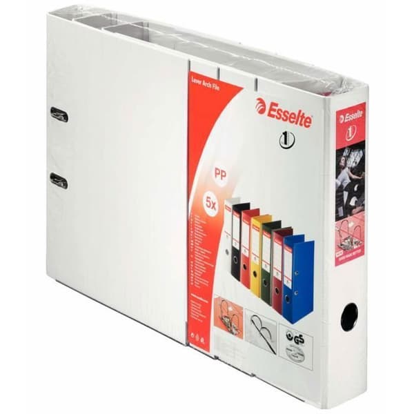 Esselte Lever Arch File 5 st Vit 75mm