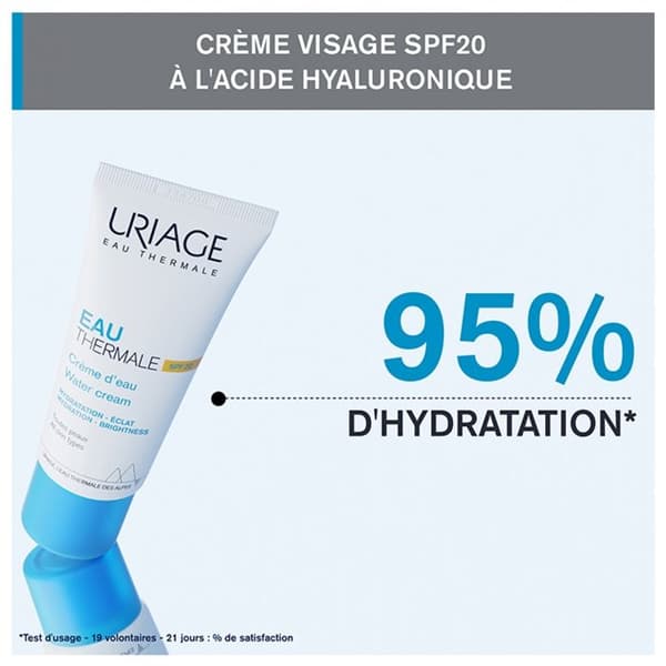 Uriage lätt fuktkräm med spf20 - 40ml