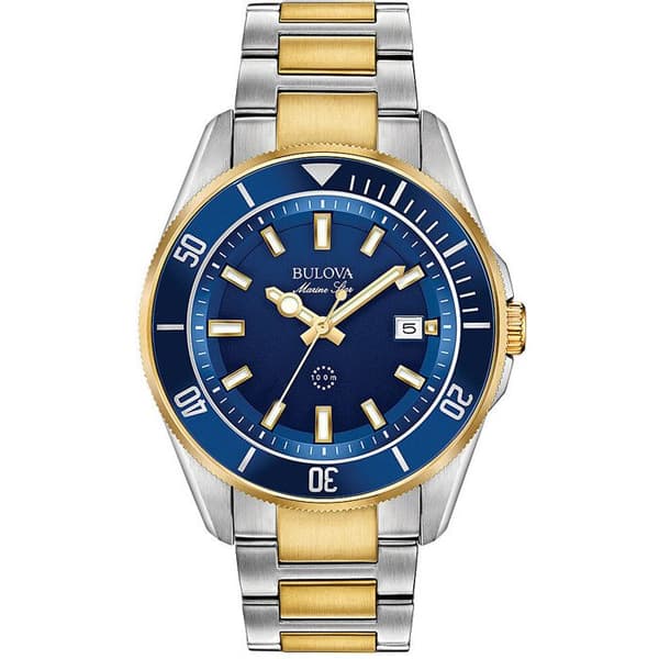 Klocka - Stål Guld - Bulova - 98B334