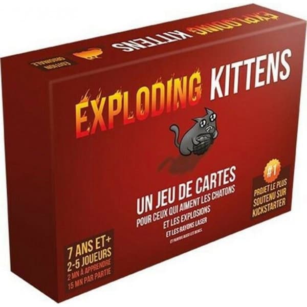 Brädspel - ASMODEE - Exploderande kattungar - Explosiv rysk roulette - Från 7 år - 2 spelare eller fler