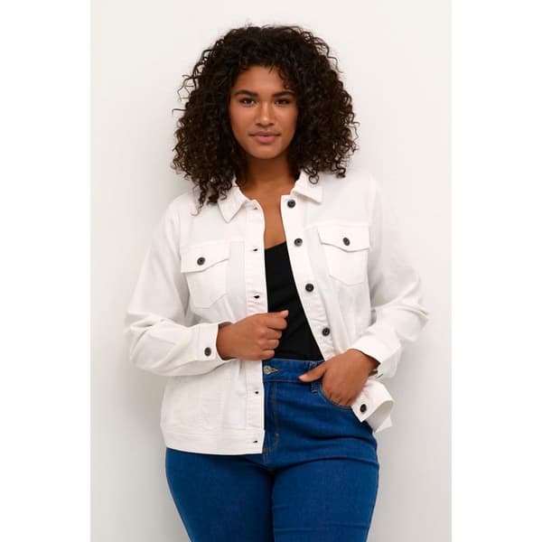 Jeansjacka dam KAFFE Curve Zena